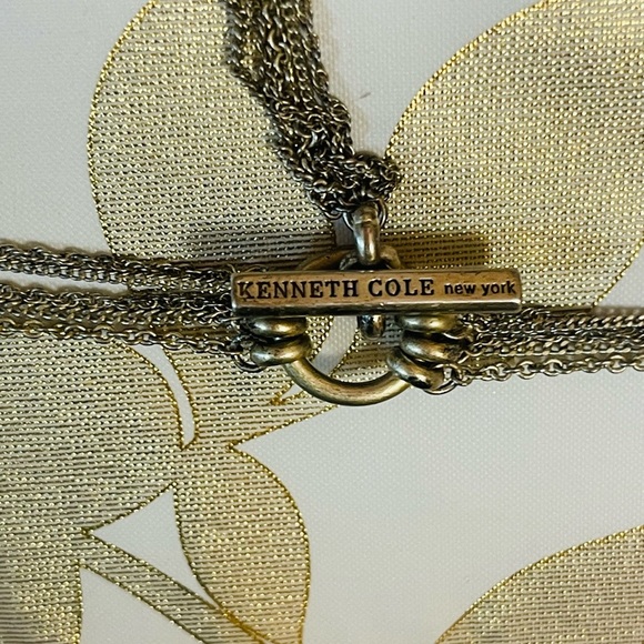 Vintage Kenneth Cole Belt / Necklace -tiger Eyes Gemstones - Adjustable - Picture 5 of 8
